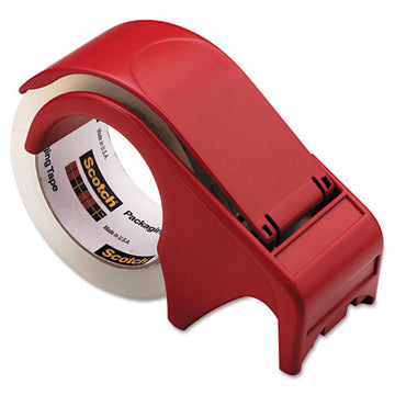 Scotch® Compact And Quick Loading Dispenser For Box Sealing Tape, 3" Core, For Rolls Up To 2" X 60 Yds, Red freeshipping - TVN Wholesale